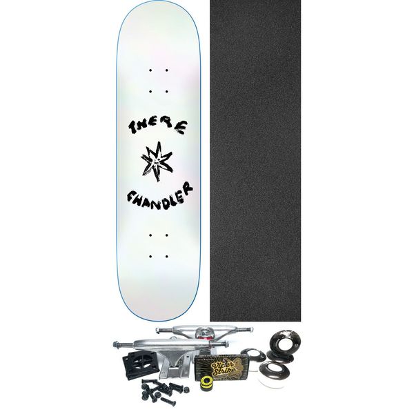 There Skateboards Chandler Burton Starlight Skateboard Deck - 8.5" x 32.6" - Complete Skateboard Bundle